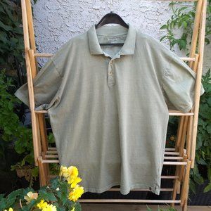 Woolrich light army green cotton golf polo shirt EUC